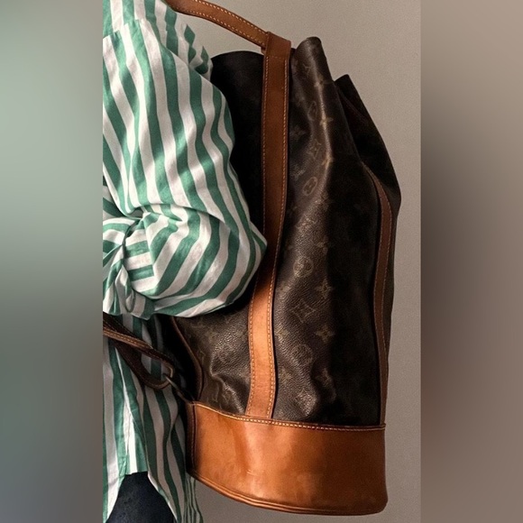 Authentic VINTAGE Louis Vuitton Randonnee GM Monogram Backpack Bag & pouch💎 - Picture 2 of 12